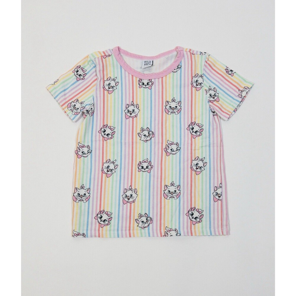 Wild Rich Kids Aristocats Pastel Stripe T Shirt, Kids Size 6!